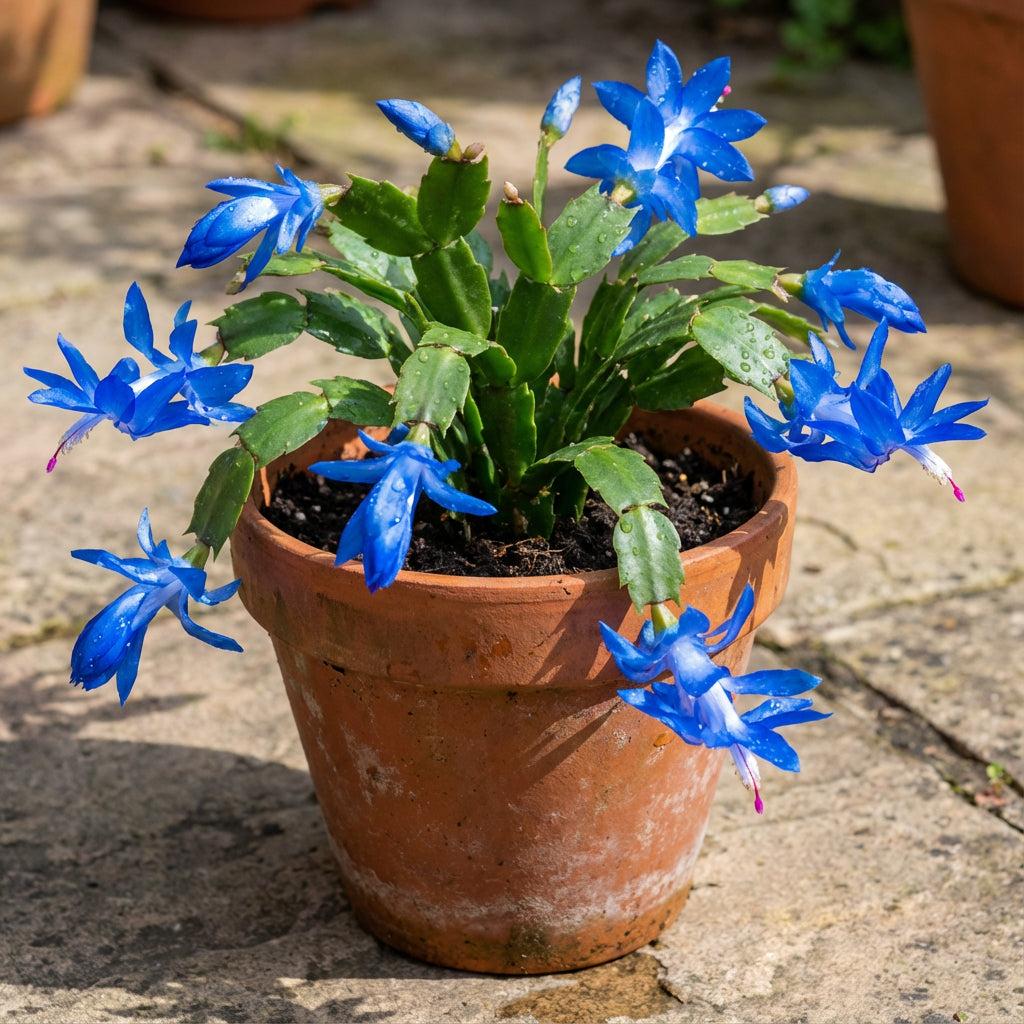 Zygocactus Truncatus Blue Flower Seeds for Vibrant Garden Planting