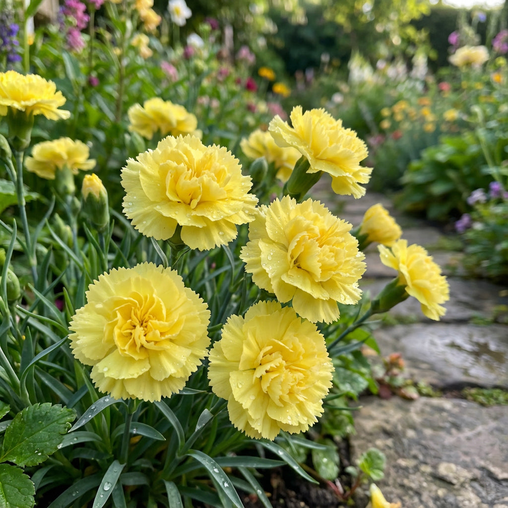 Yellow Caryophyllus Flower Planting Seeds