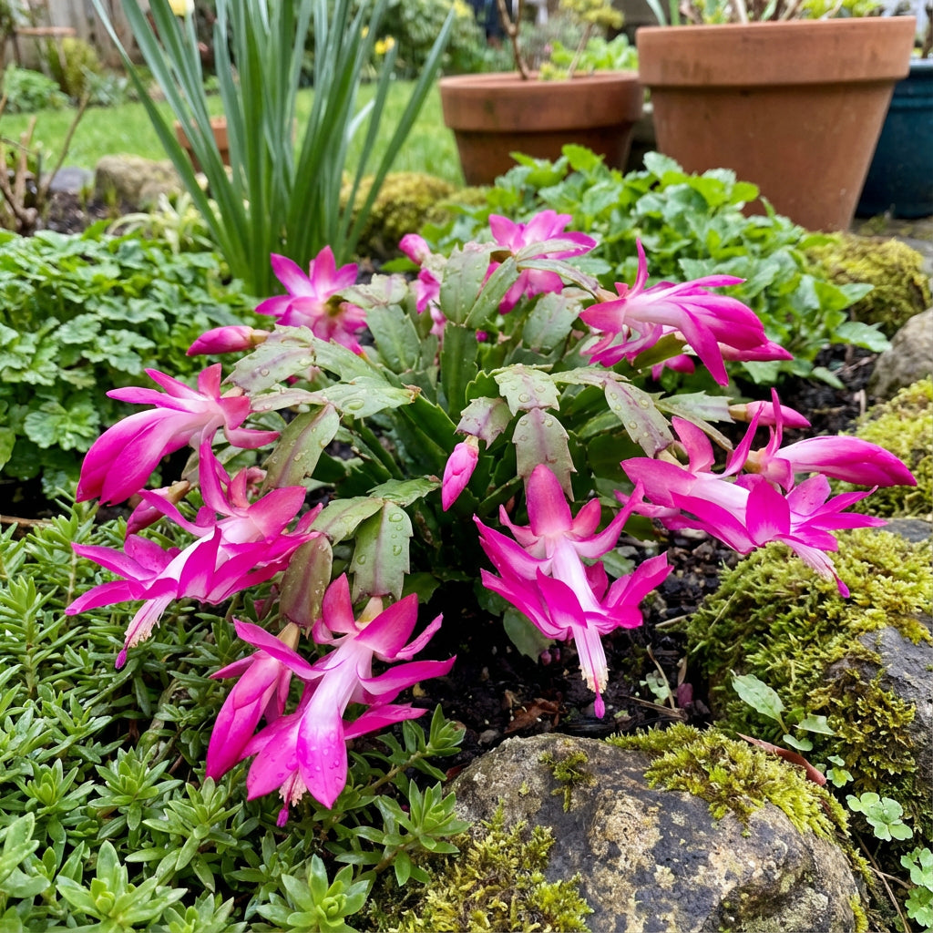 Schlumbergera Flower Planting Seeds Red  Seed for Vibrant Blooms, Perfect for Indoor or Outdoor Gardening Enthusiasts