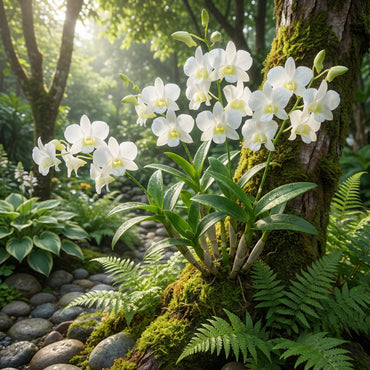 White Dendrobium Flower Seeds for Planting