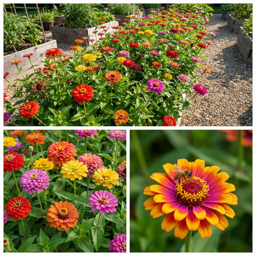Mixed Zinnia Seeds for Planting