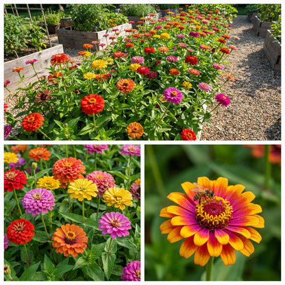 Mixed Zinnia Seeds for Planting