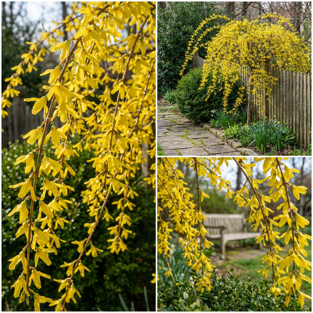 Yellow Weeping Forsythia Flowers Seeds for planting