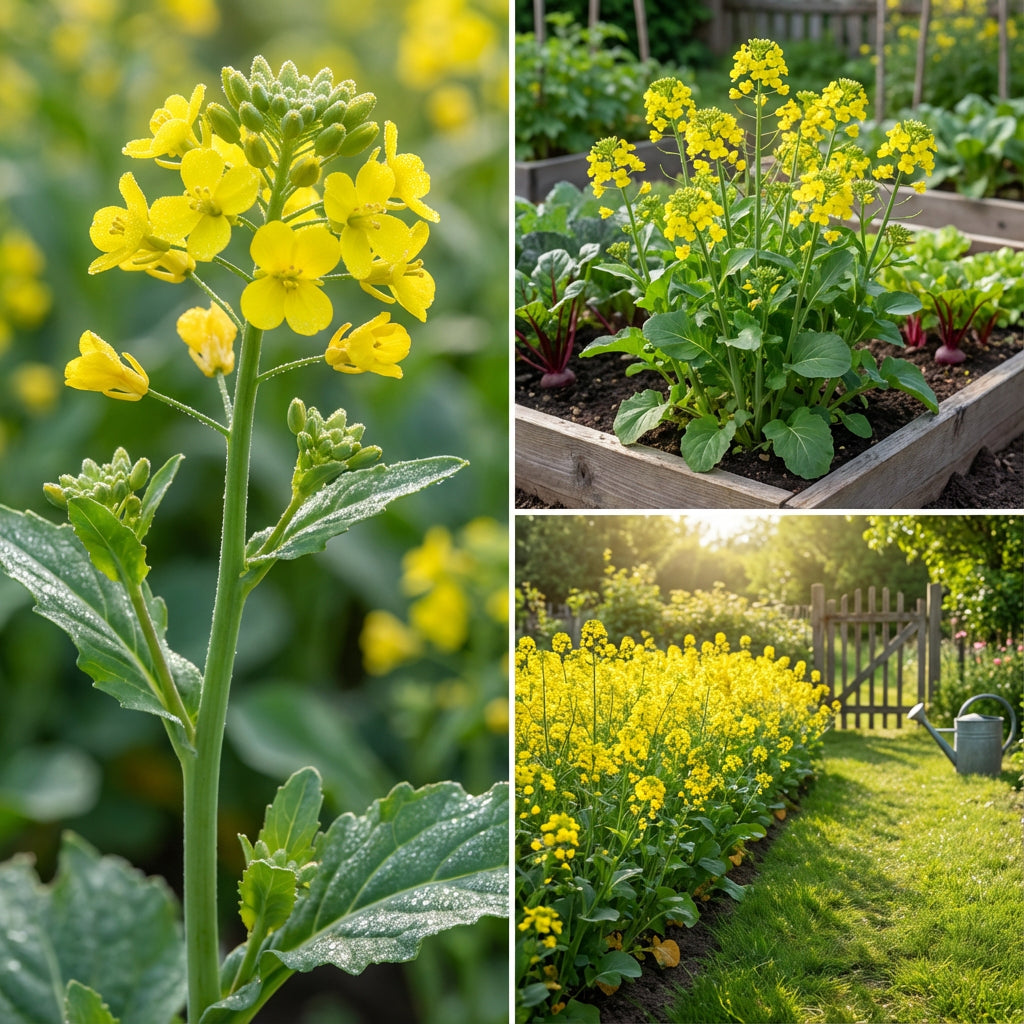Yellow Edible Rape Flower Seeds for planting