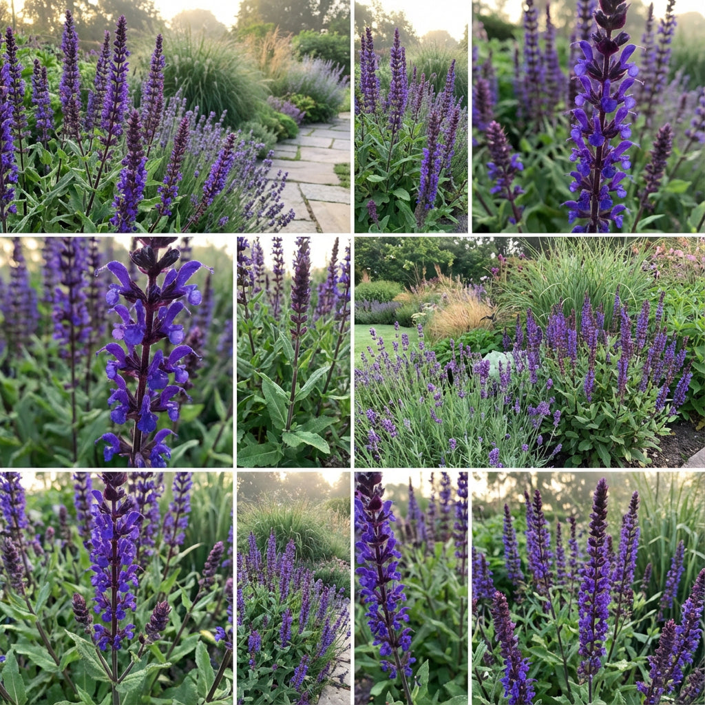 Violet Sage Flower Seeds for Gardening: Grow Stunning Blooms and Aromatic Foliage