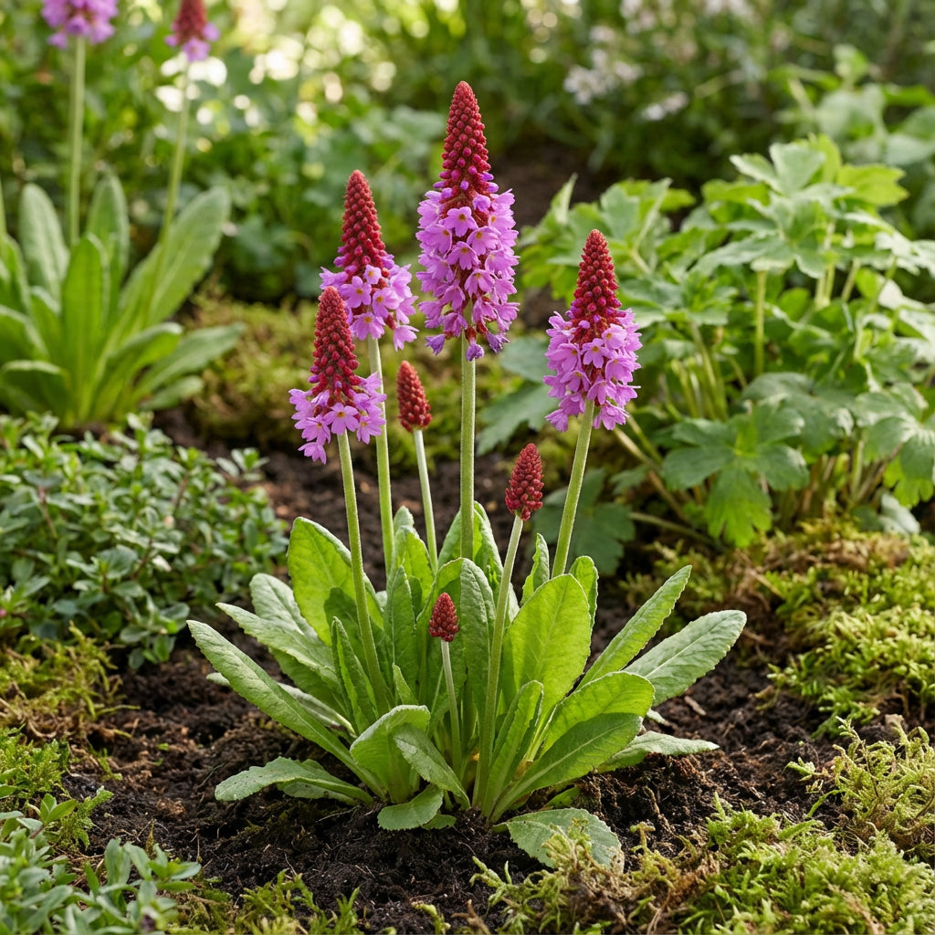 Primula Vialii Flower Seeds Red Purple for Planting  Seeds for Eye-Catching Blooms