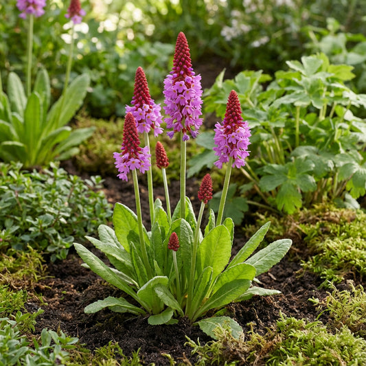 Primula Vialii Flower Seeds Red Purple for Planting  Seeds for Eye-Catching Blooms