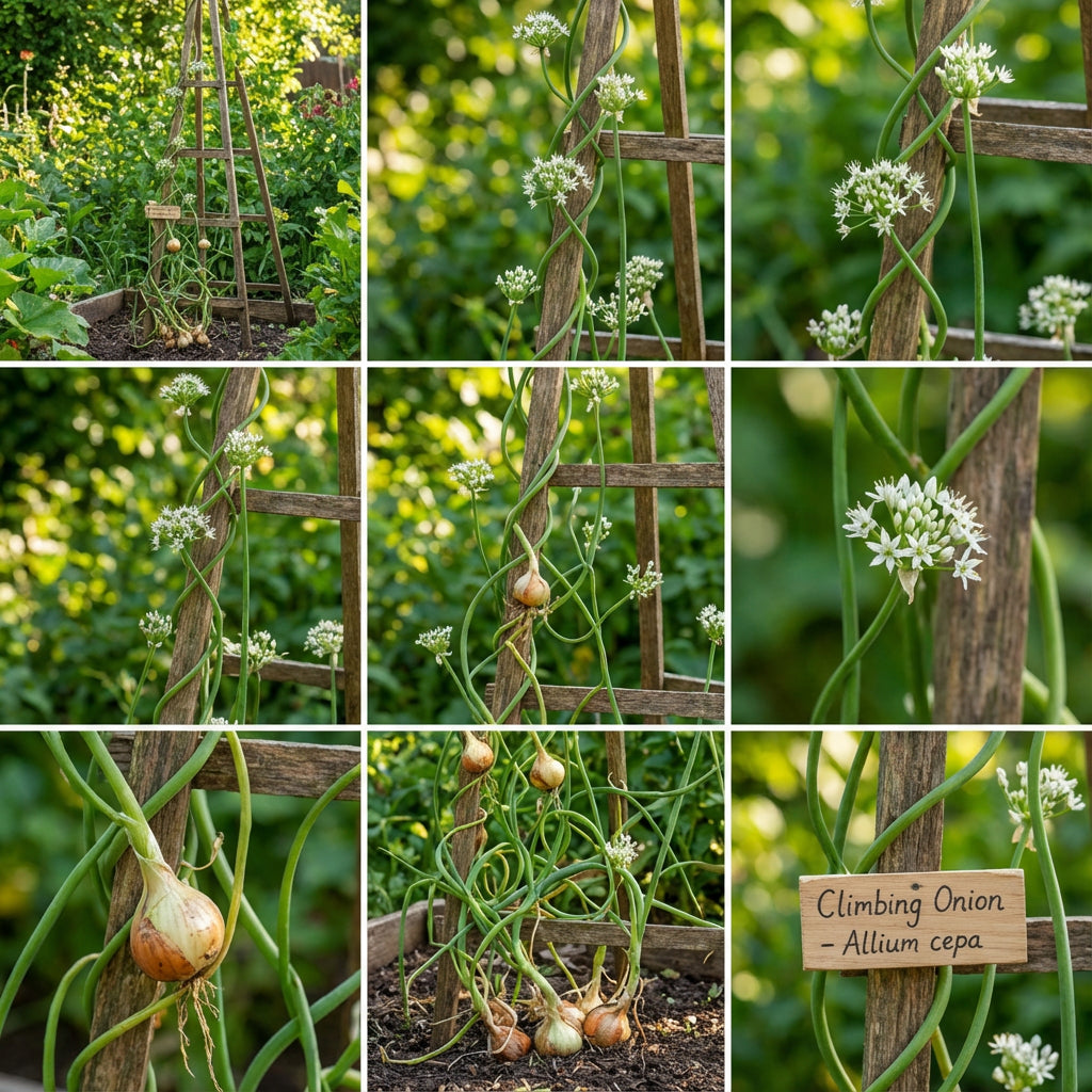 Climbing Onion Allium cepa Plant Seeds for Planting in Vegetable Patch