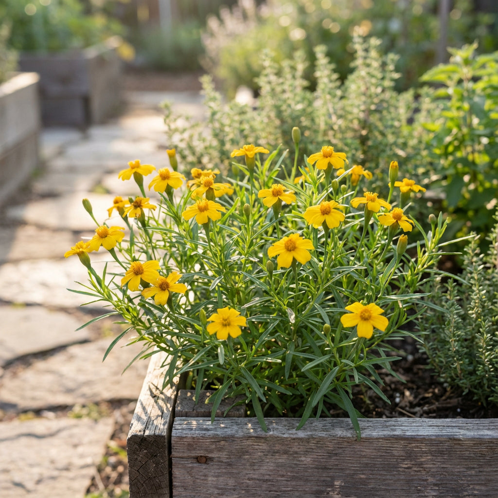 Yellow Mexican Tarragon Flower Seeds Planting