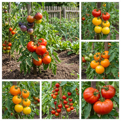 Mixed Tomato Solanum lycopersicum Vegetable Seeds for Planting in Vegetable Patch