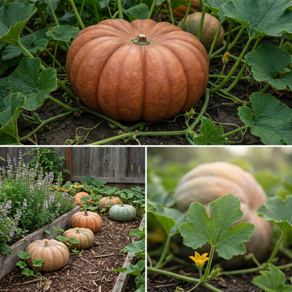 Fairytale Pumpkin Cucurbita pepo Plant Seeds for Planting in Garden
