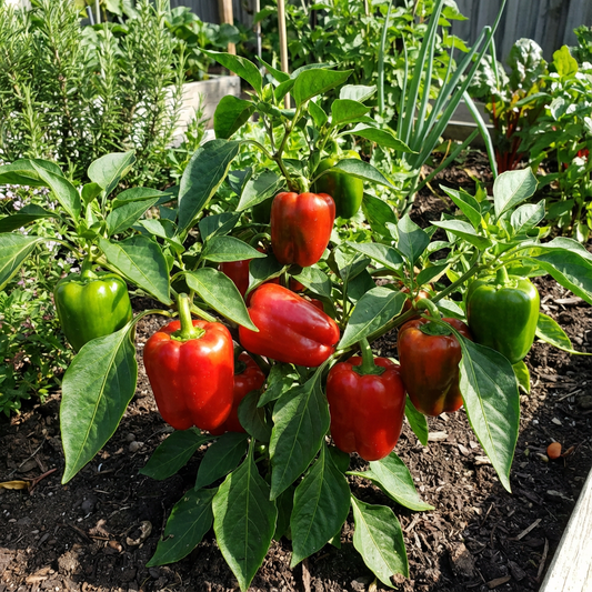 Pepper Capsicum spp. Vegetable Seeds for Planting in Vegetable Patch