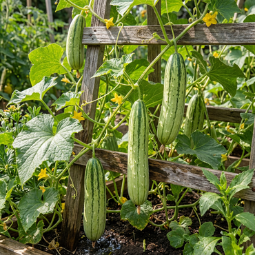 Striped Armenian Cucumber Cucumis melo Vegetable Seeds for Planting in Garden
