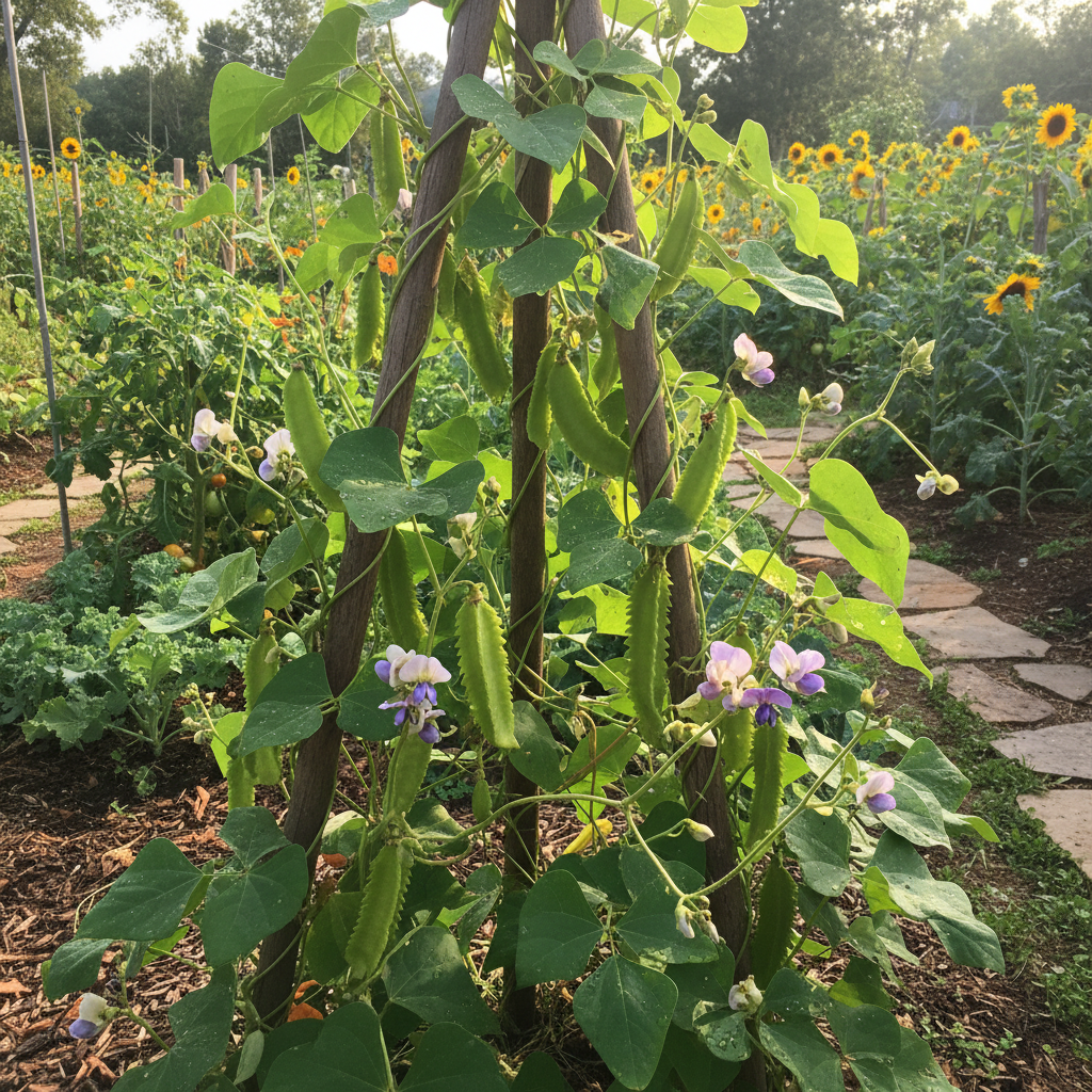 Winged Bean Seeds for Planting Psophocarpus Tetragonolobus vegetable patch trellis