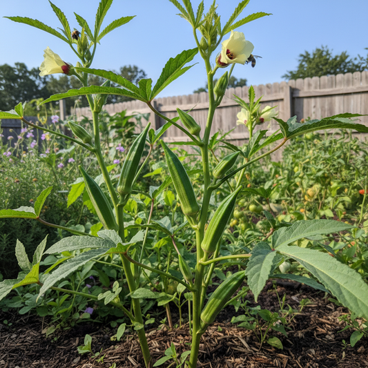 Okra Seeds for Planting Abelmoschus Esculentus vegetable patch kitchen garden