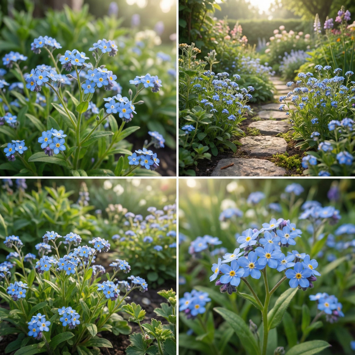 Forget Me Not Flower Planting Seeds - Create Beautiful Gardens with Charming Blooms
