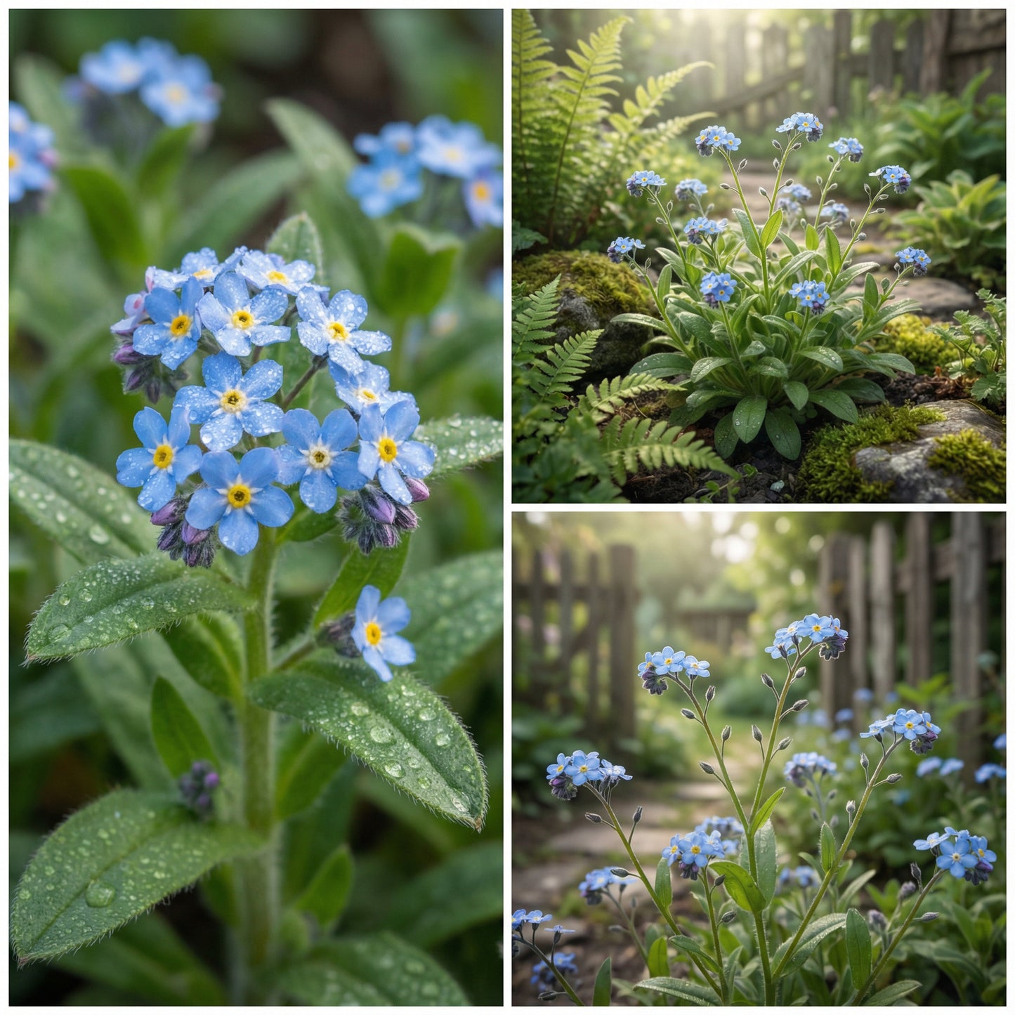 Forget Me Not Flower Planting Seeds - Create Beautiful Gardens with Charming Blooms