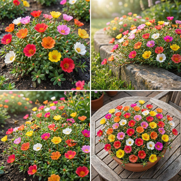 Moss Rose Mix Flower Seeds for Vibrant Planting