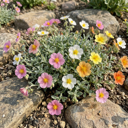 Mixed Helianthemum Mutabile Flower Planting Seeds  Bright & Colorful Annuals for Your Garden
