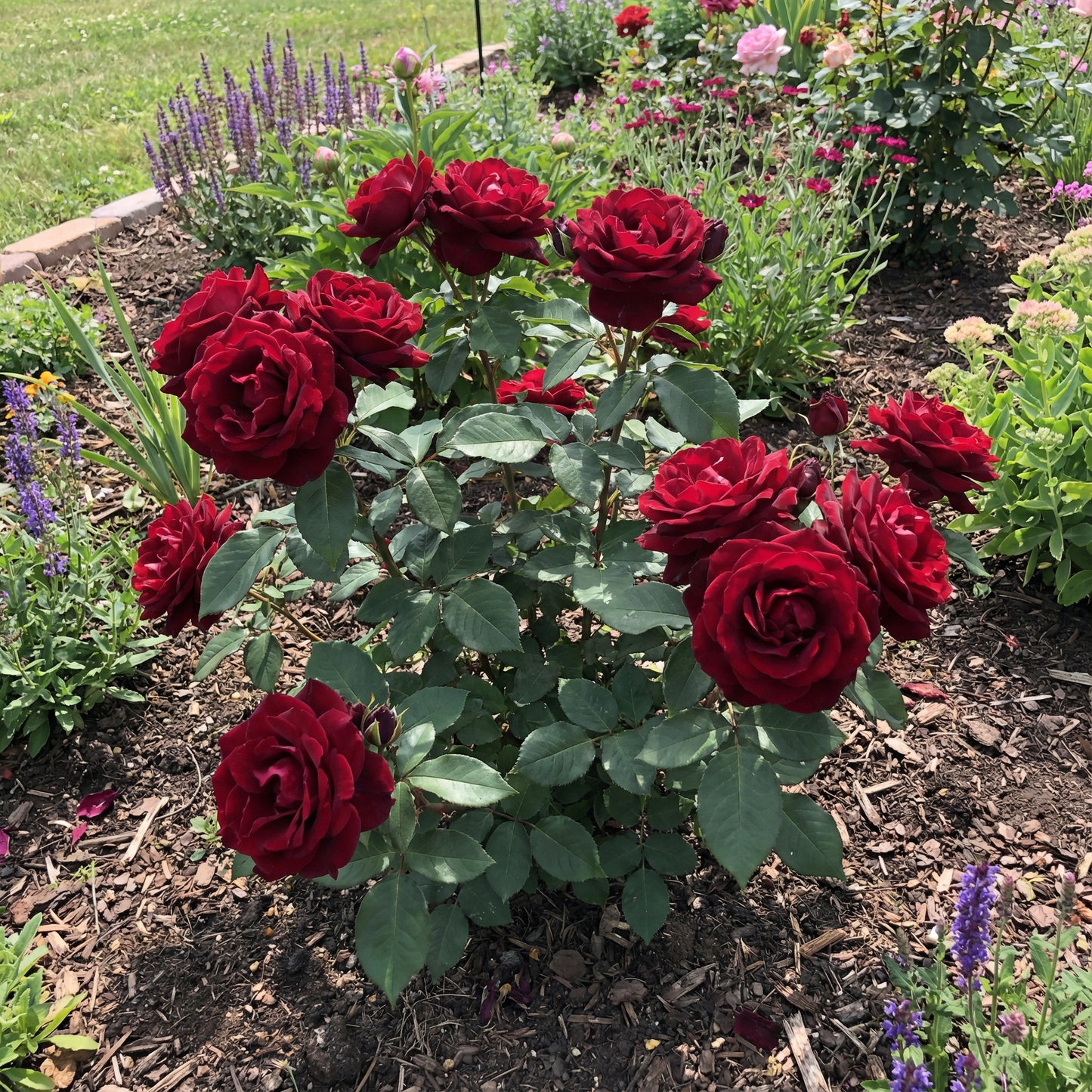 Red Baccara Rose Seeds for Planting - Velvet Red Blooms, Premium Quality Garden Seeds