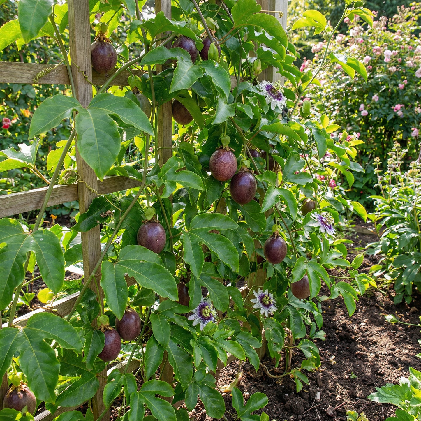 Purple Passiflora Edulis Seeds for Fruit Planting