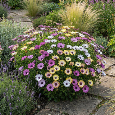 Osteospermum Flower Seeds  Vibrant Multi-Colour Blooms for Easy Planting