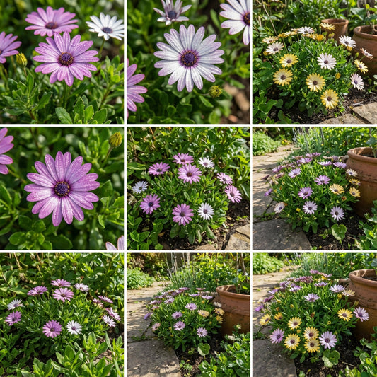 Osteospermum Flower Seeds  Vibrant Multi-Colour Blooms for Easy Planting