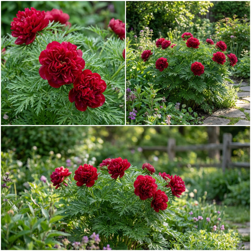 Double Flowering Fernleaf Peony Seeds for Planting - Premium Perennial Seeds