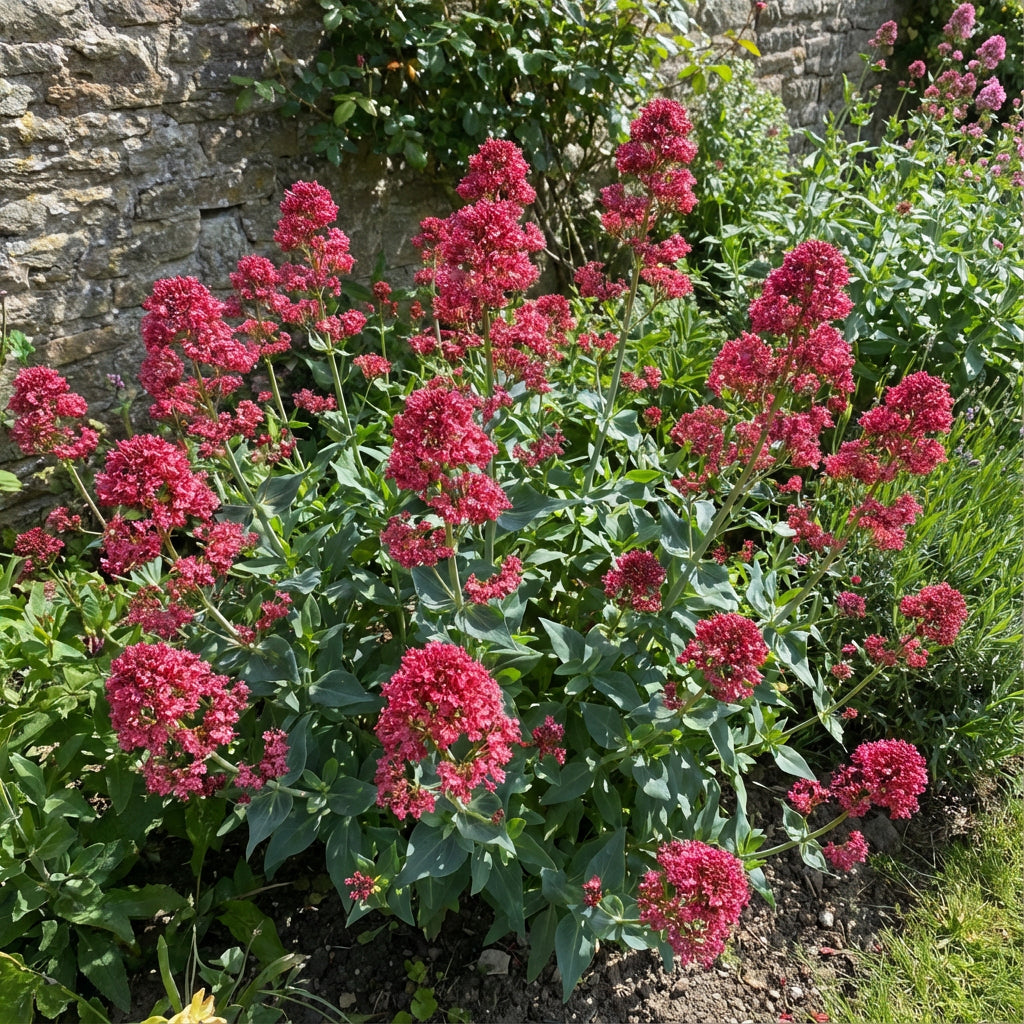 Red Valerian Flower Seeds for Planting - Vibrant Perennial Blooms