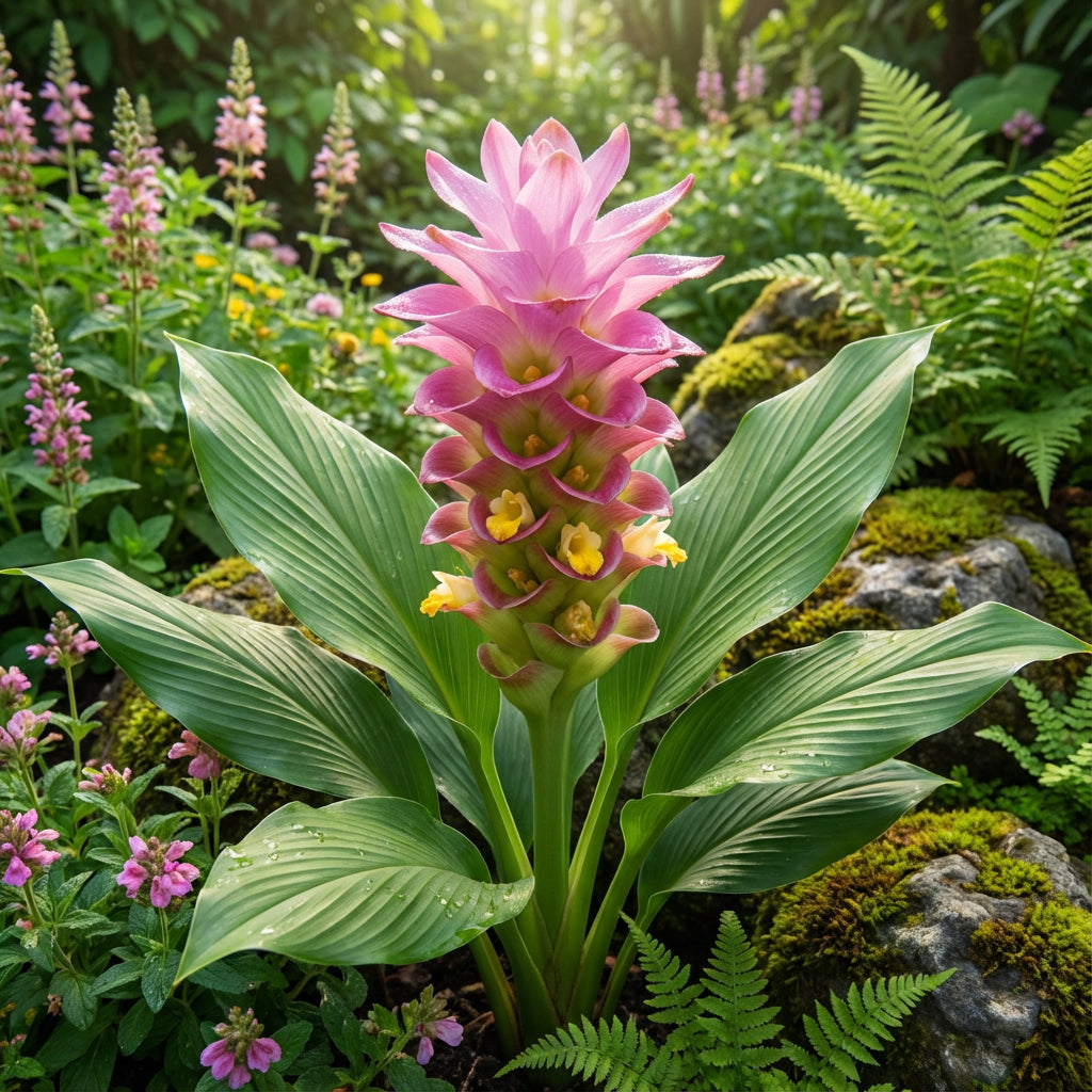 Curcuma Flower Seeds for Planting - Stunning Pink Blooms