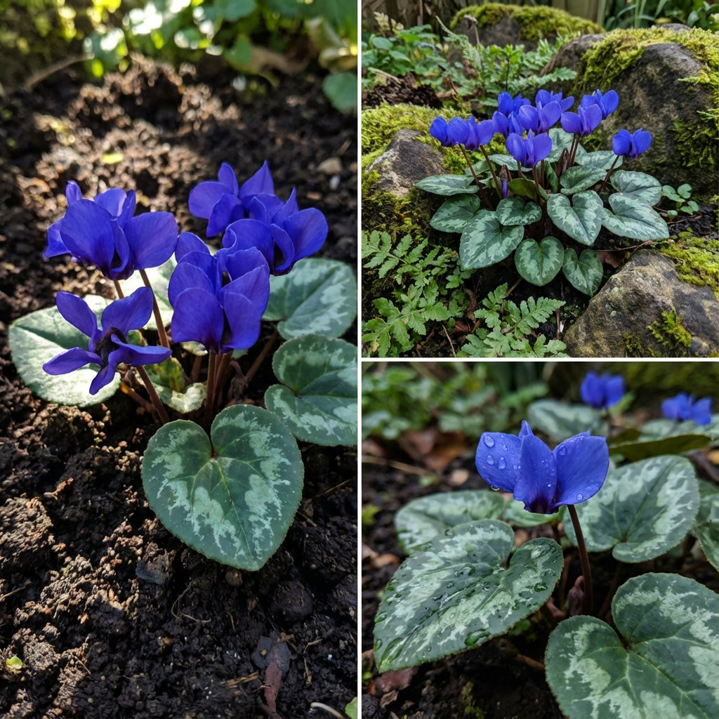 Cyclamen Blue Flower Seeds for Planting - Stunning Perennial Blooms