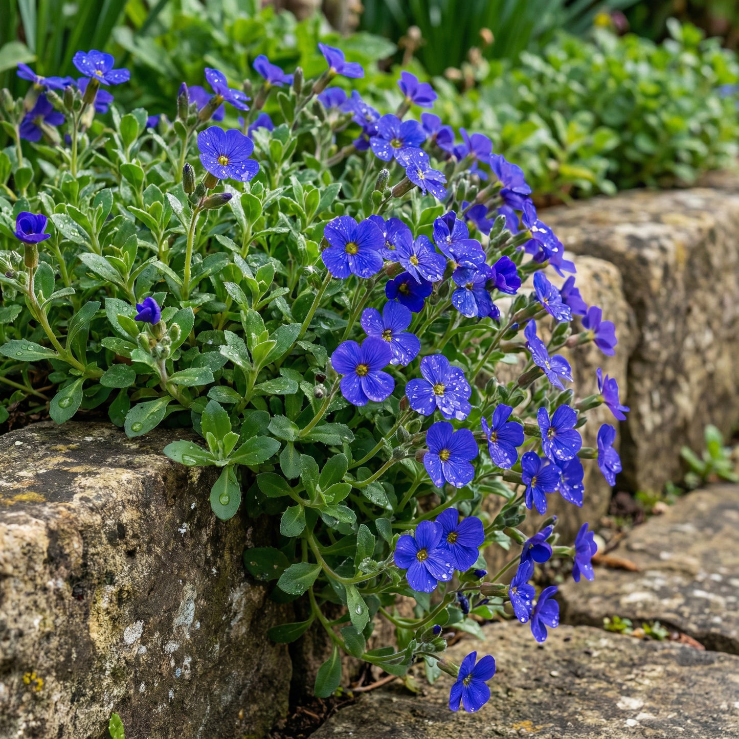 Rock Cress Planting Flower Blue Seeds for a Vibrant Garden Display