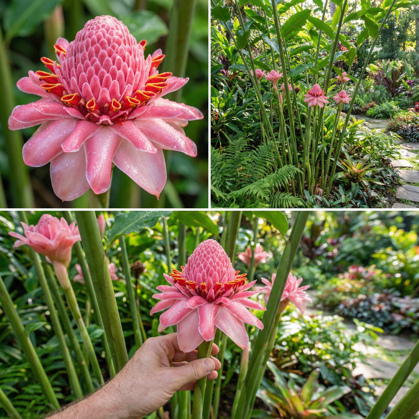 Pink Torch Ginger Seeds for Vibrant Tropical Planting