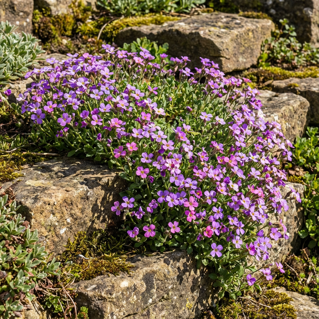 Graines de plante de cresson des rochers, plantation rustique