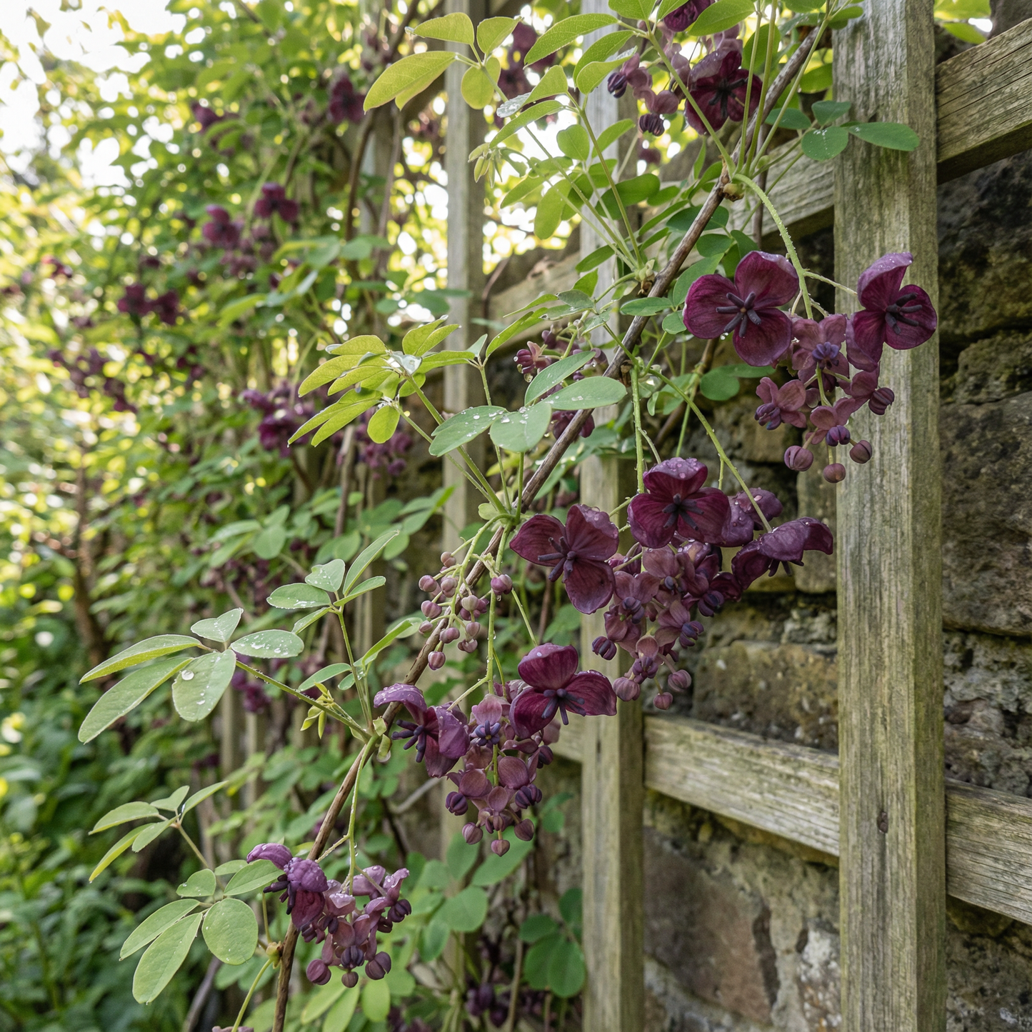 Akebia Quinata Blumensamen zum Pflanzen - Einzigartige Sorte