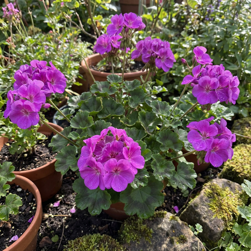 Geranium Pelargonium Flower Seeds - Vibrant Purple for Stunning Planting