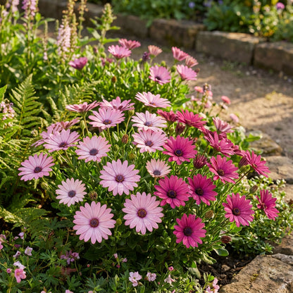 Osteospermum Flower Seeds for Planting: Lush Pink Blooms for Colorful Spaces