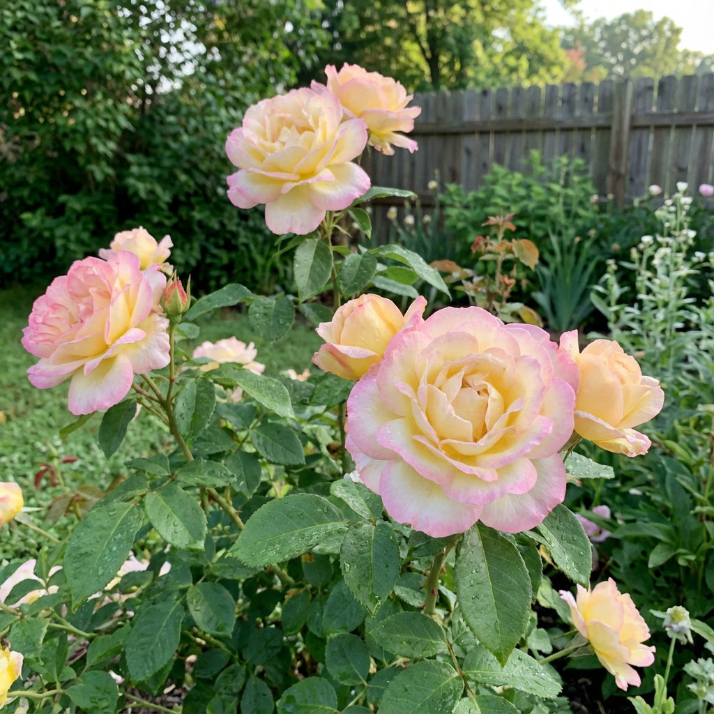 Erhellen Sie Ihren Garten mit Away-Rosenblumensamen – Gelb & Pink zum Pflanzen
