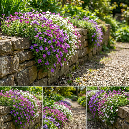 Mixed Rock Cress Seeds for Planting - Easy to Grow Garden Flowers