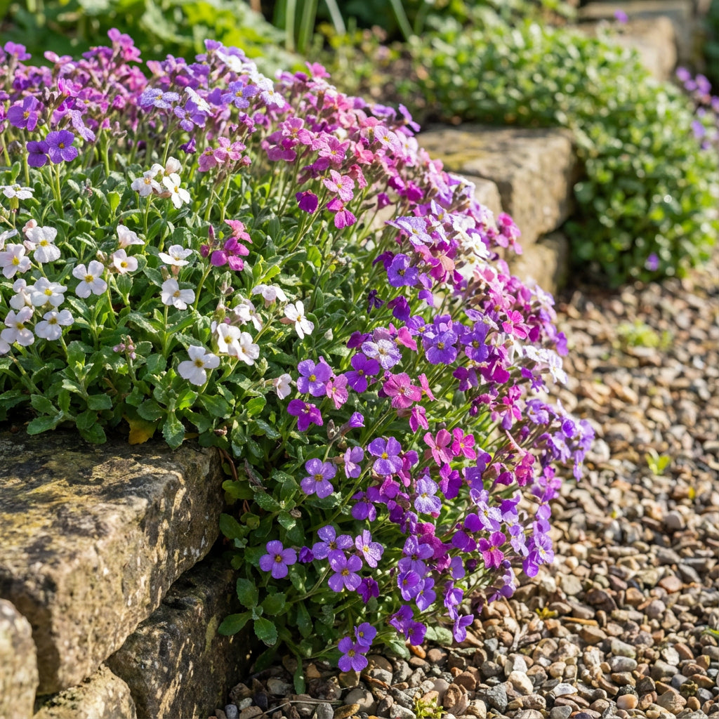 Mixed Rock Cress Seeds for Planting - Easy to Grow Garden Flowers