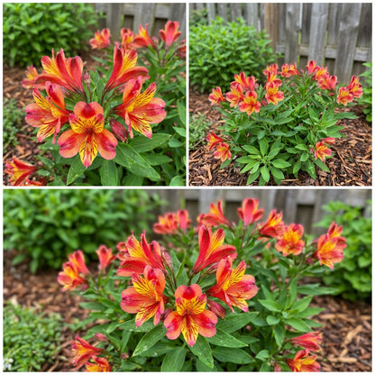 Red Yellow Alstroemeria Flower Seeds Planting