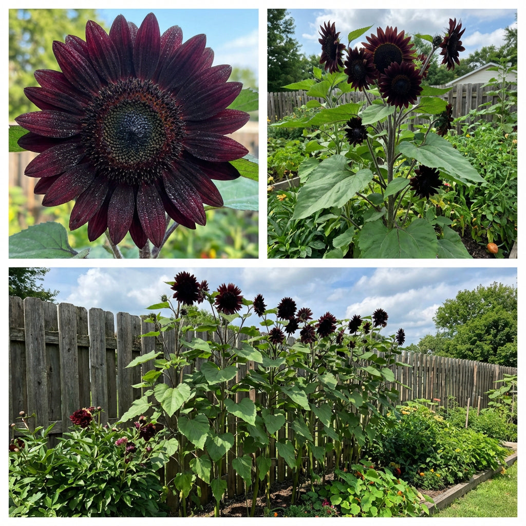 Black Giant Sunflower Seeds for Garden Planting