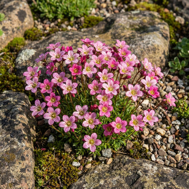 Saxifraga Pink Flower seeds for Planting - Garden Favorite, Heirloom & GMO Free Seeds for Home Garden