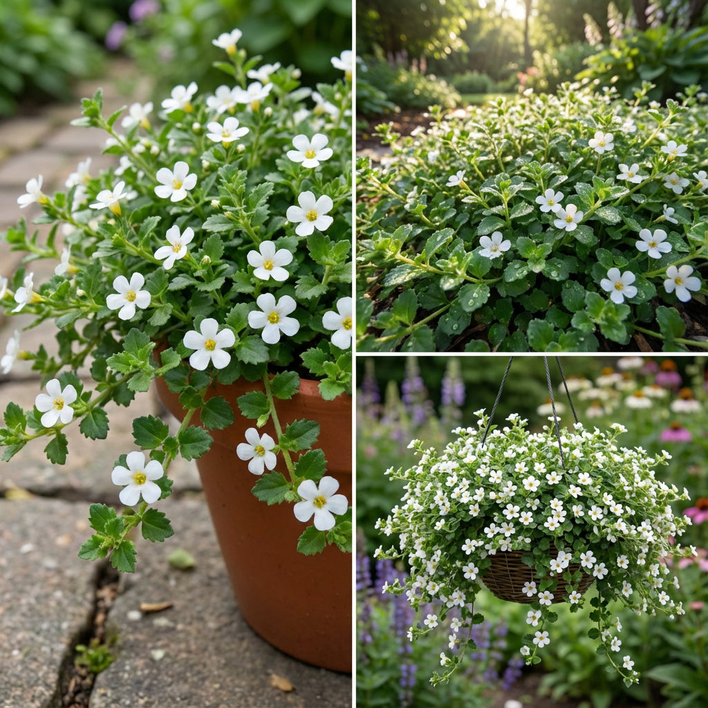 Planting White Bacopa Utopia Flower Seeds