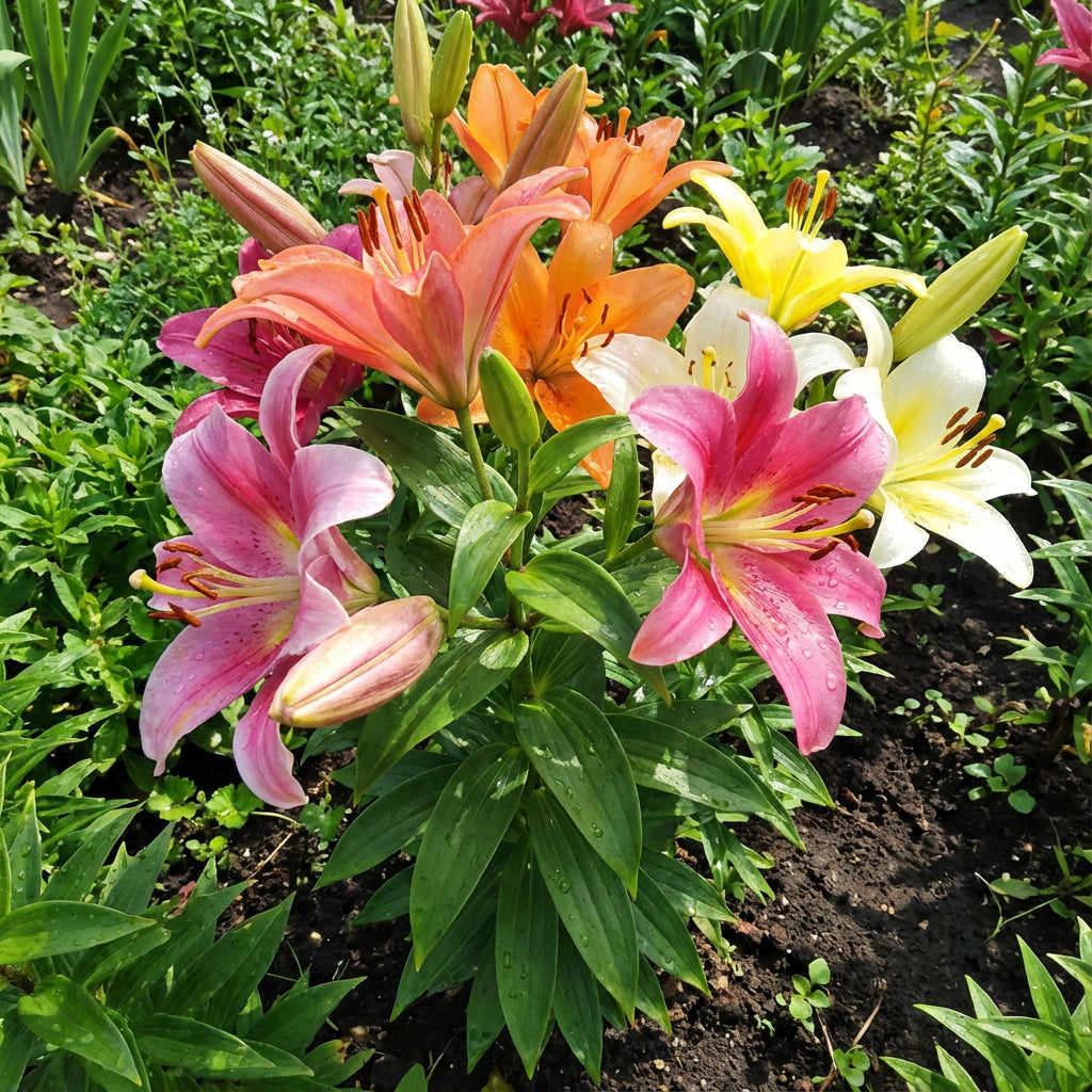 Bright Big Lilly Mixed Blooms Flower Seeds for Planting