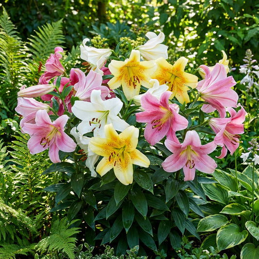 Bright Big Lilly Mixed Blooms Flower Seeds for Planting