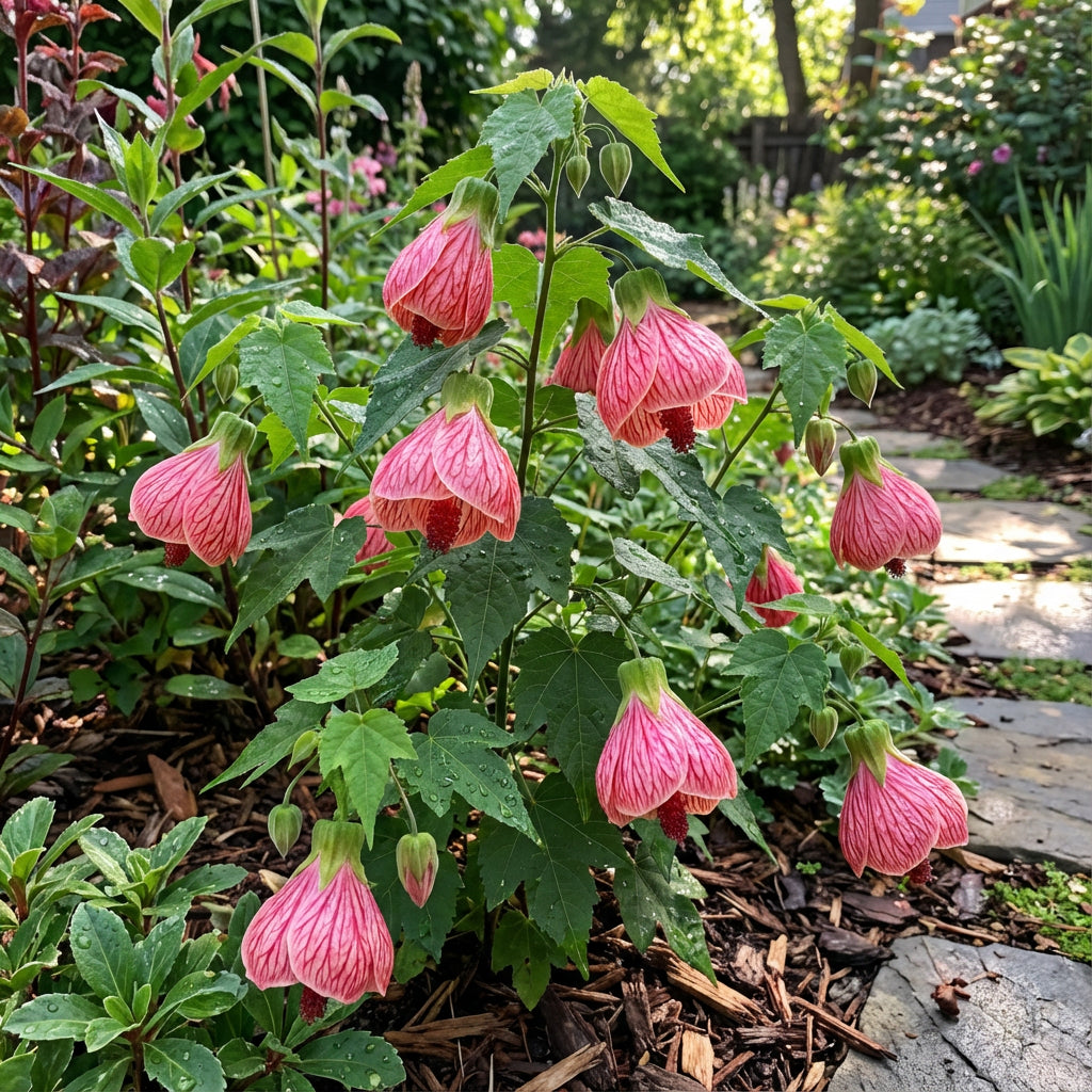 Abutilon Striatum Pink Flower Seeds for Planting