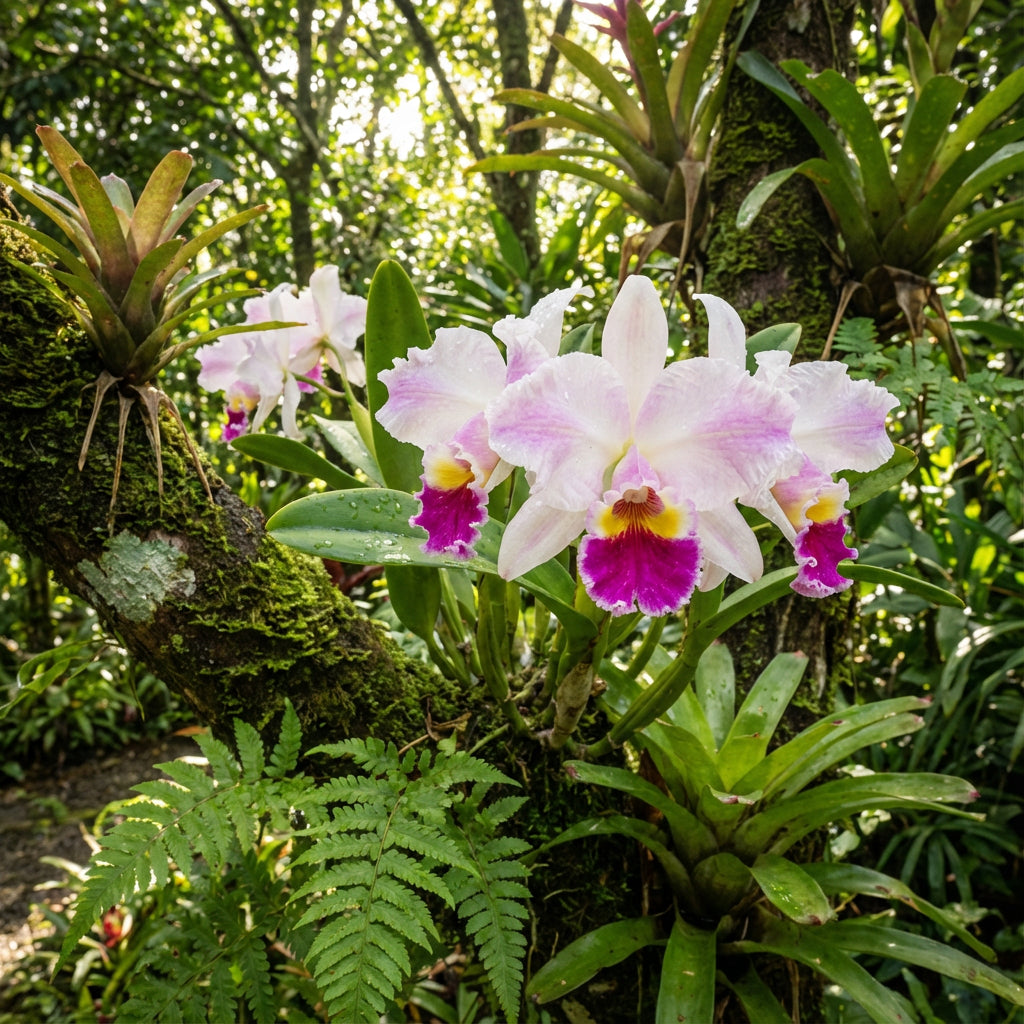 White Pink Cattleya Hybrida Flower Seeds for Planting  Seed for Elegant and Vibrant Blooms