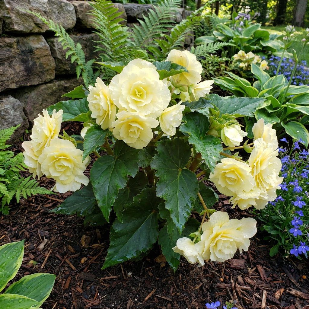 Plant Light Yellow Begonia Flower Seeds  Perfect for Your Garden