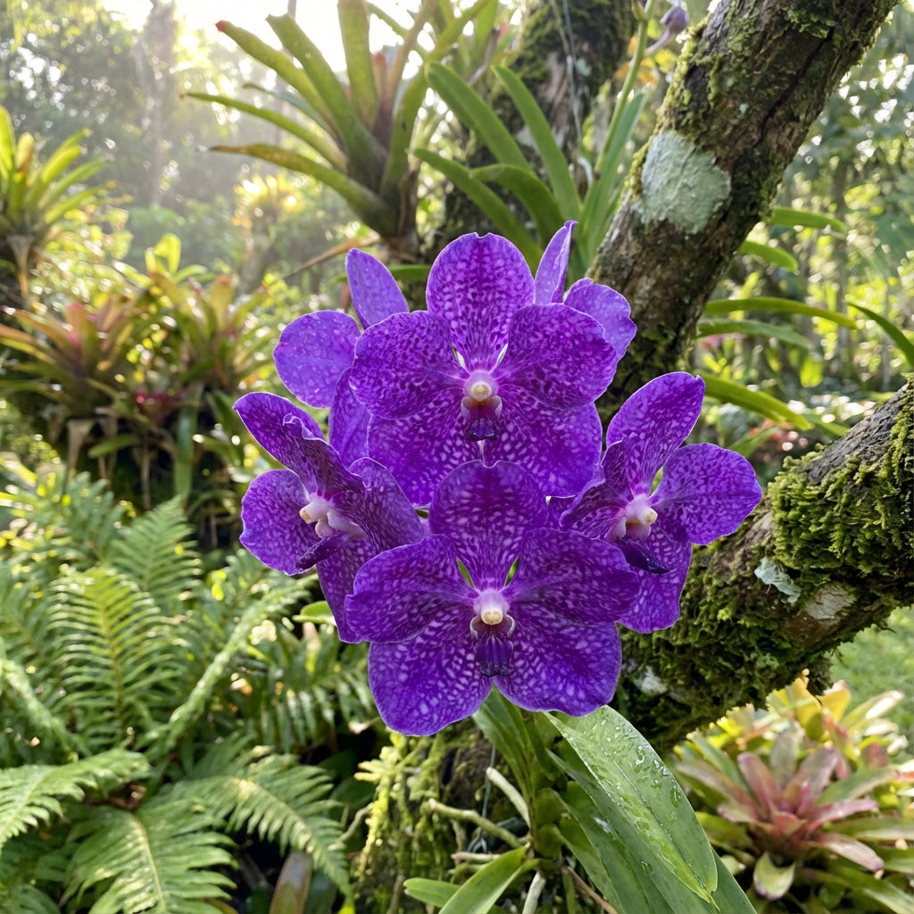 Violet Vanda Orchid Seeds for Planting - Grow Beautiful Orchid Flowers